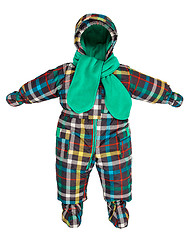 Image showing Childrens snowsuit fall