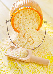 Image showing raw rice