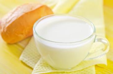 Image showing milk and bread