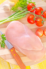 Image showing chicken fillet