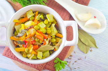 Image showing baked vegetables