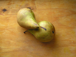 Image showing sunny ripe pears