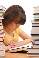 Image showing Girl in Library