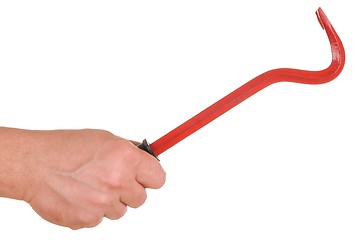 Image showing Hand with Crowbar