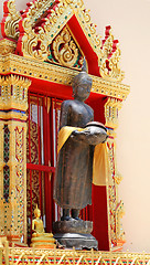 Image showing statue in a Buddhist  