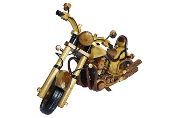 Image showing Toy of motorbike