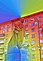 Image showing the monument to Lenin