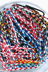 Image showing The colored clips