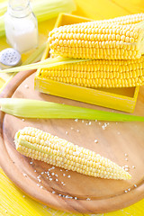 Image showing Corn with salt