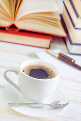 Image showing coffee and note