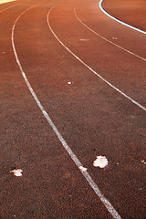 Image showing the old road for jogging  