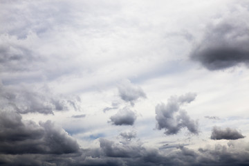 Image showing cloudy sky .  photographed  