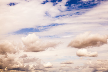 Image showing cloudy sky .  photographed  