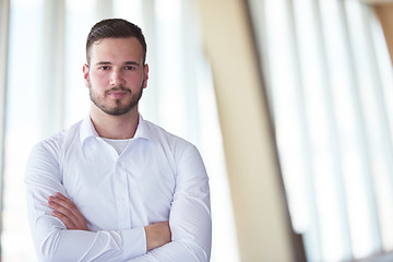 Image showing business man with beard at modern office