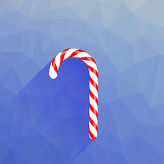 Image showing Candy Cane Icon