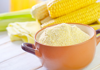 Image showing corn flour