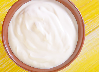 Image showing sour cream