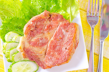 Image showing baked meat