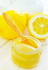 Image showing honey and lemons