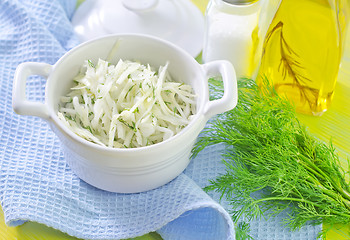 Image showing salad from cabbage