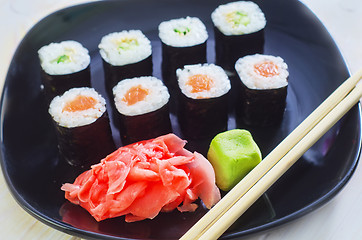 Image showing sushi