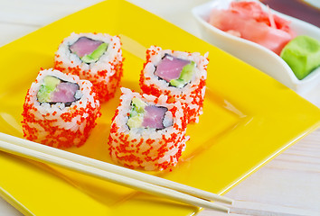 Image showing sushi