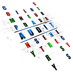 Image showing Finance concept: Audit in Crossword Puzzle