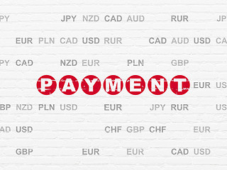 Image showing Currency concept: Payment on wall background