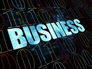 Image showing Finance concept: Business on Digital background