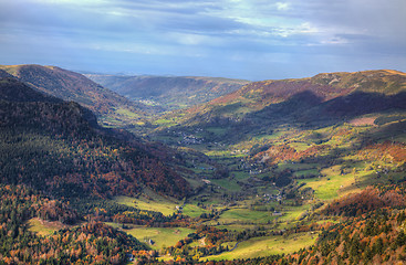 Image showing Beautiful Autumn Valley