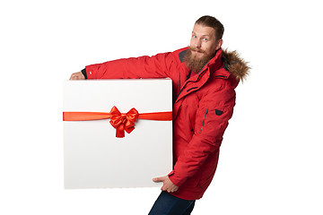 Image showing Christmas, x-mas, winter gift concept