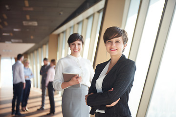 Image showing business people group, females as team leaders