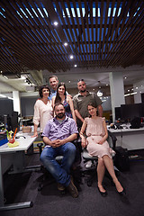 Image showing portrait of business team at modern office