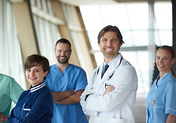 Image showing doctors team walking