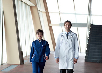 Image showing doctors team walking