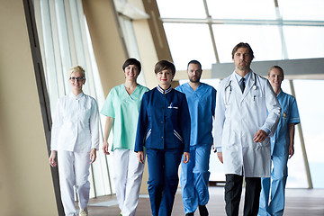 Image showing doctors team walking