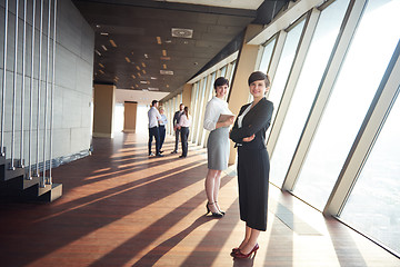 Image showing business people group, females as team leaders