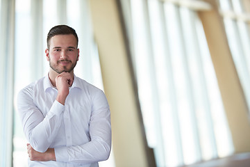 Image showing business man with beard at modern office