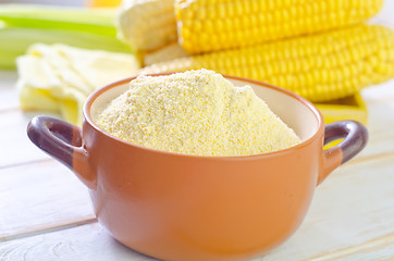 Image showing corn flour