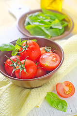 Image showing tomato and basil