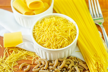 Image showing raw pasta