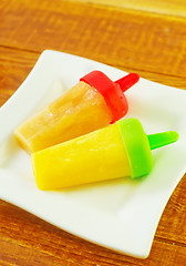 Image showing ice cream pops