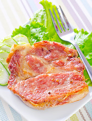 Image showing baked meat