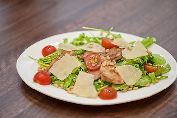 Image showing chicken salad with parmesan 