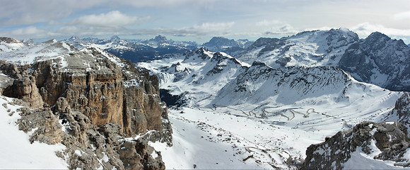 Image showing Dolomites panorama