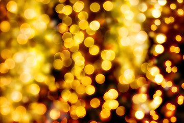 Image showing bokeh christmas lights