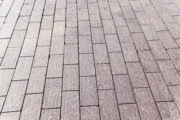 Image showing Pavement   photographed close-up  