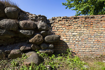 Image showing the ruins  fortress  