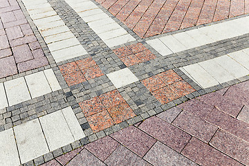 Image showing Pavement   photographed close-up  