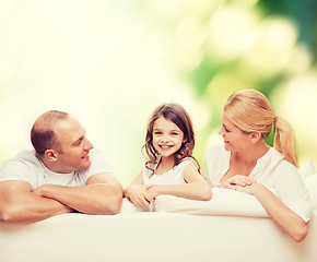 Image showing happy family at home